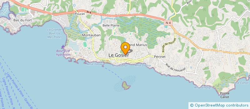 localisation de l'entreprise MONSIEUR JEAN ALADIN à LE GOSIER