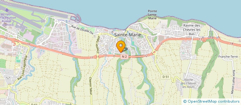 localisation de l'entreprise MONSIEUR JEAN ALAGUIRY à SAINTE-MARIE