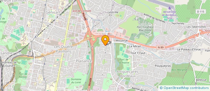 localisation de l'entreprise MONSIEUR JEAN-ALAIN ALLEMAND  ARTIGUES-PRES-BORDEAUX