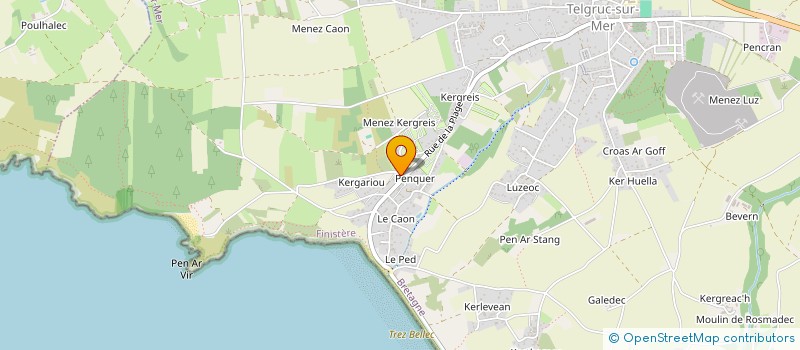 localisation de l'entreprise MONSIEUR JEAN-ALAIN BERTRAND  TELGRUC-SUR-MER