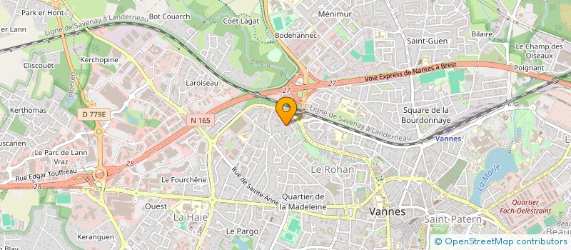 localisation de l'entreprise MONSIEUR JEAN-ALAIN BUSSON à VANNES