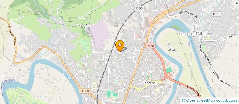 localisation de l'entreprise MONSIEUR JEAN-ALAIN ROIGE à ALBI