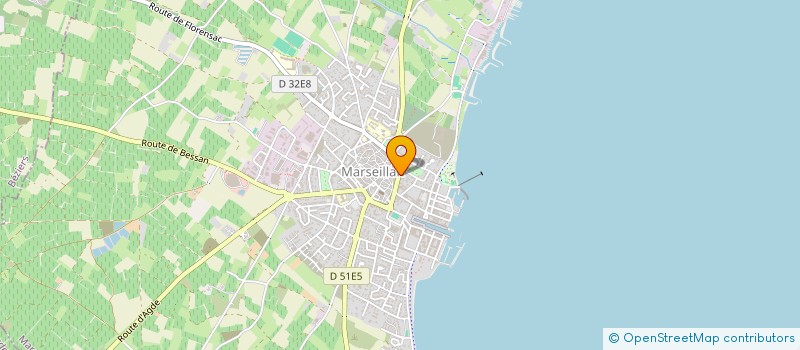 localisation de l'entreprise MONSIEUR JEAN-ALAIN TRUC  MARSEILLAN