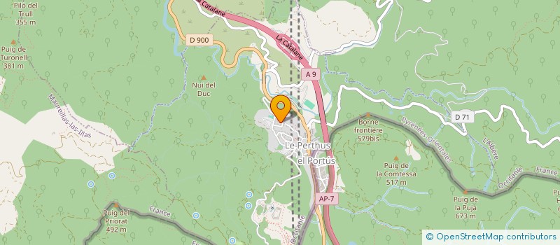 localisation de l'entreprise MONSIEUR JEAN-ALAIN VILLE  LE PERTHUS