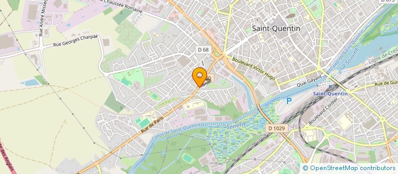 localisation de l'entreprise MONSIEUR JEAN ALAVOINE à SAINT-QUENTIN