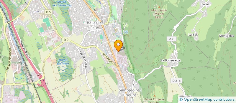 localisation de l'entreprise MONSIEUR JEAN ALBALADEJO  CHALLES-LES-EAUX