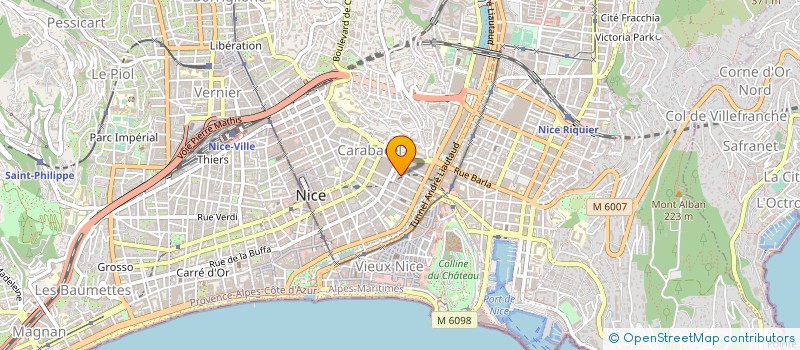 localisation de l'entreprise MONSIEUR JEAN ALBERT à NICE