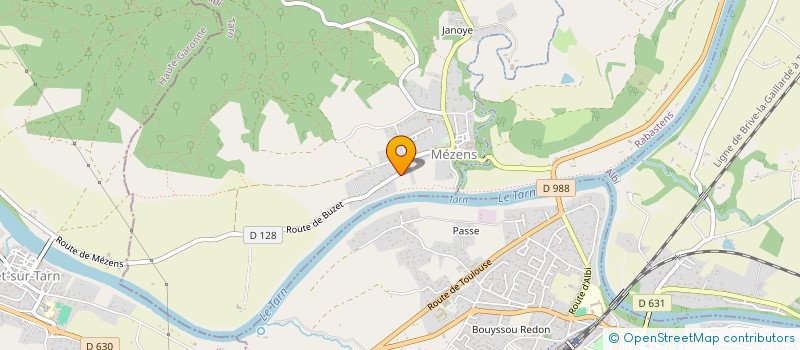 localisation de l'entreprise MONSIEUR JEAN ALBERT  MEZENS