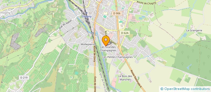 localisation de l'entreprise MONSIEUR JEAN-ALBERT FOREY  CHAGNY