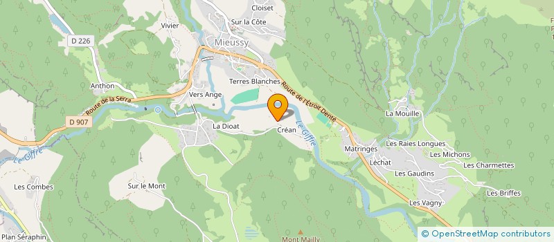 localisation de l'entreprise MONSIEUR JEAN ALBERT GEORGES LOYER  MIEUSSY