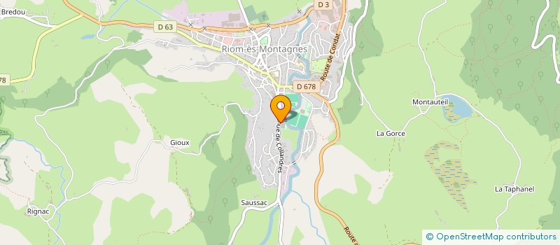 localisation de l'entreprise MONSIEUR JEAN ALBESSARD à RIOM-ES-MONTAGNES