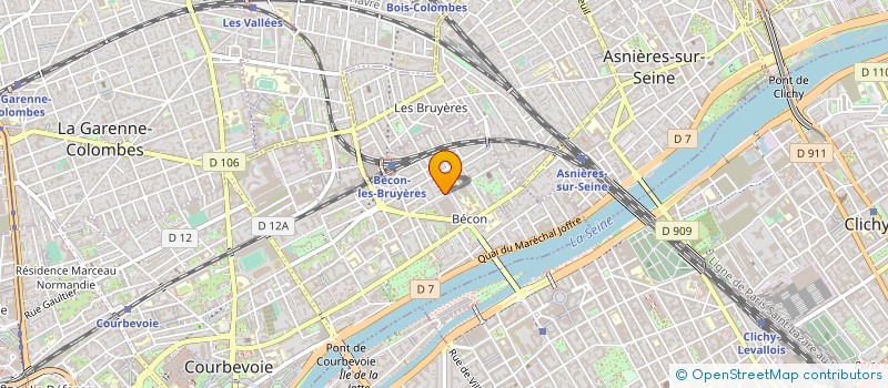 localisation de l'entreprise MONSIEUR JEAN ALBO à COURBEVOIE