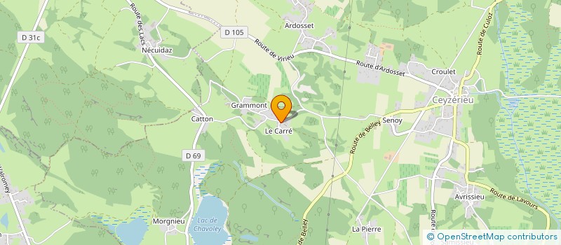 localisation de l'entreprise MONSIEUR JEAN ALBORGHETTI  CEYZERIEU