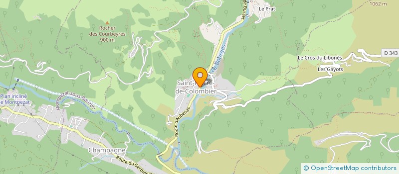 localisation de l'entreprise MONSIEUR JEAN ALBRECHT  SAINT-PIERRE-DE-COLOMBIER