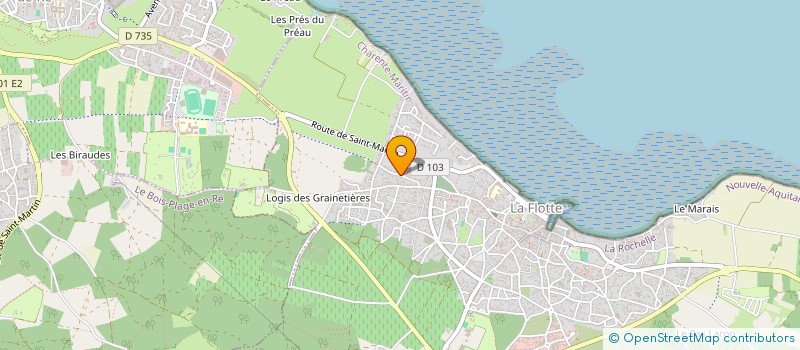 localisation de l'entreprise MONSIEUR JEAN ALBY  LA FLOTTE