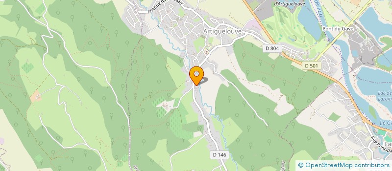 localisation de l'entreprise MONSIEUR JEAN ALCACEBE  ARTIGUELOUVE