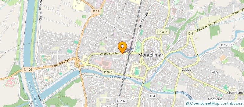 localisation de l'entreprise MONSIEUR JEAN ALCARAZ  MONTELIMAR