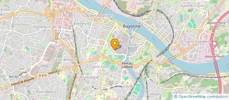localisation de l'entreprise MONSIEUR JEAN ALCUYET à BAYONNE