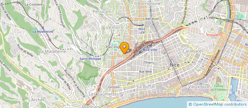 localisation de l'entreprise MONSIEUR JEAN ALDEGHERI  NICE