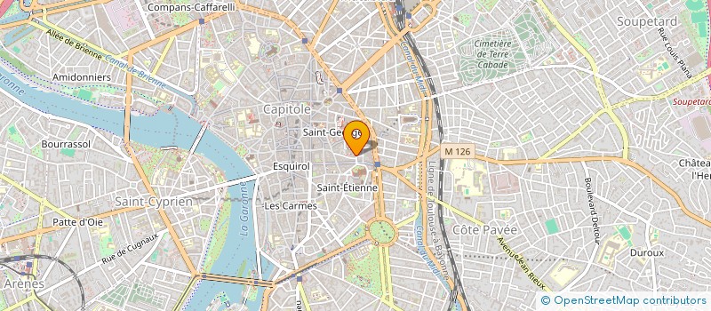 localisation de l'entreprise MONSIEUR JEAN-ALEXANDRE BERNARD  TOULOUSE