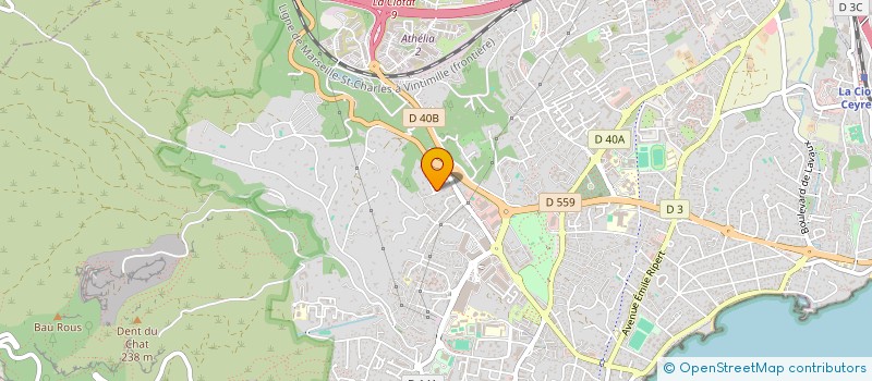 localisation de l'entreprise MONSIEUR JEAN-ALEXANDRE CARTA  LA CIOTAT