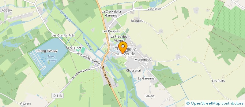 localisation de l'entreprise MONSIEUR JEAN-ALEXANDRE STERN à CHAMPIGNY-SUR-VEUDE