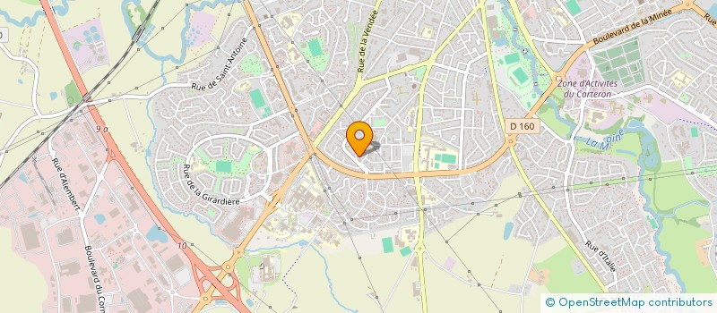 localisation de l'entreprise MONSIEUR JEAN-ALEXIS CHERBONNIER  CHOLET