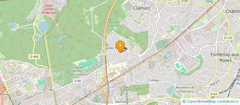 localisation de l'entreprise MONSIEUR JEAN-ALEXIS GAGNIERE à CLAMART