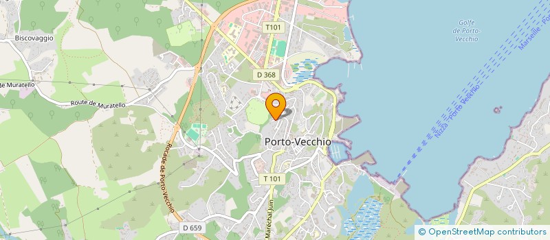 localisation de l'entreprise MONSIEUR JEAN ALFONSI  PORTO VECCHIO