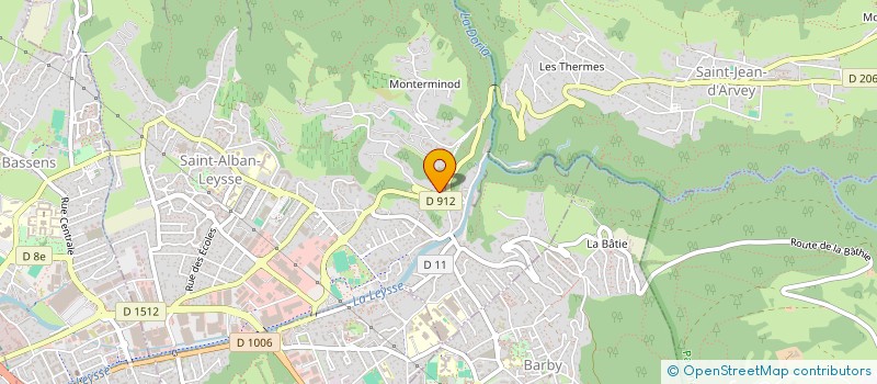 localisation de l'entreprise MONSIEUR JEAN-ALFREDO ALBERT à SAINT-ALBAN-LEYSSE