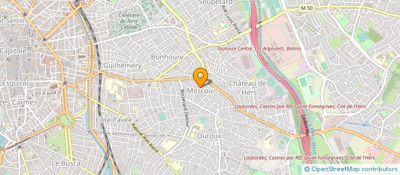 localisation de l'entreprise MONSIEUR JEAN ALIAGA à TOULOUSE