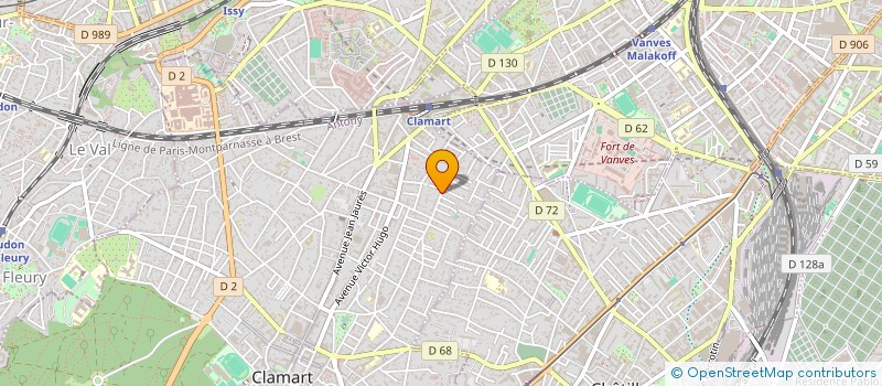 localisation de l'entreprise MONSIEUR JEAN ALLAIN à CLAMART