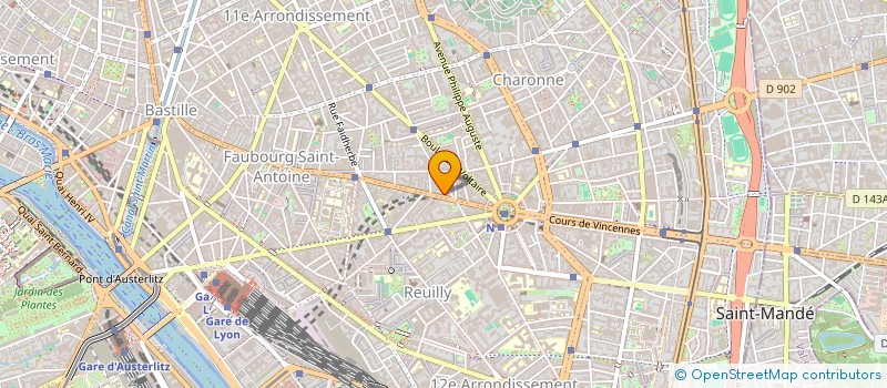 localisation de l'entreprise MONSIEUR JEAN ALLAIS  PARIS 11