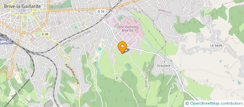 localisation de l'entreprise MONSIEUR JEAN ALLAMARGOT  BRIVE-LA-GAILLARDE