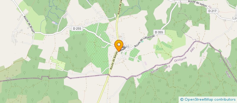 localisation de l'entreprise MONSIEUR JEAN ALLAMEL--DOLYMPE  VAGNAS