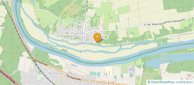 localisation de l'entreprise MONSIEUR JEAN ALLANIC  GUERNES