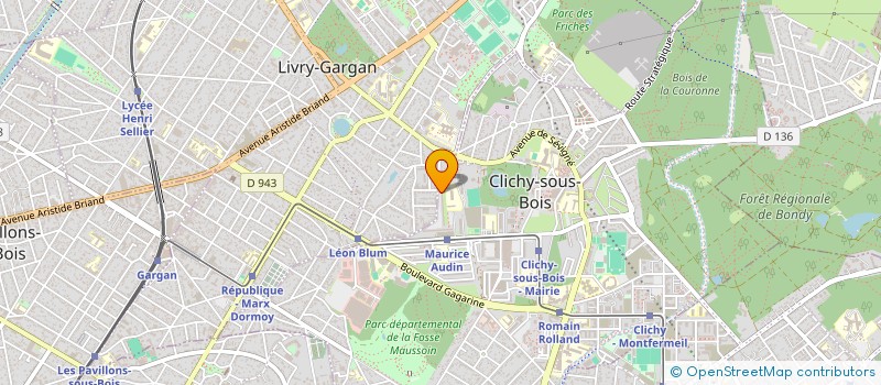 localisation de l'entreprise MONSIEUR JEAN ALLANORE à CLICHY-SOUS-BOIS