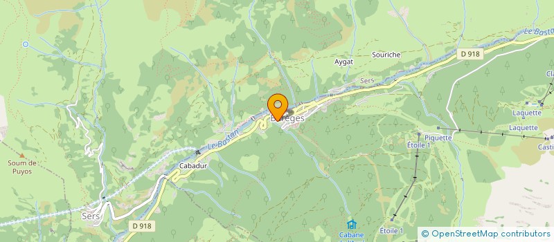 localisation de l'entreprise MONSIEUR JEAN ALLARD  BAREGES