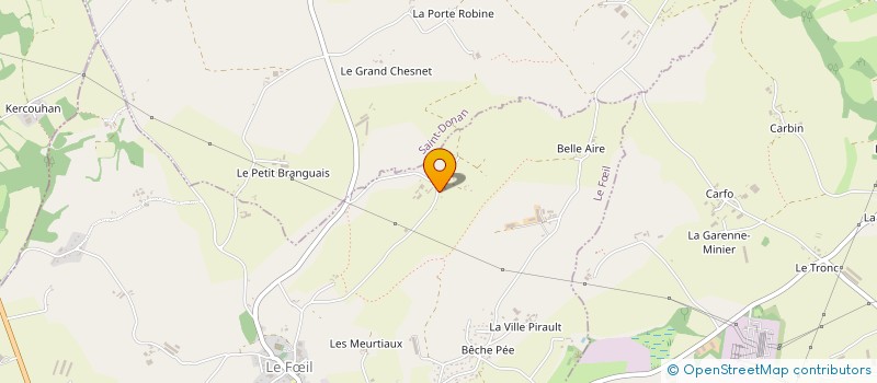 localisation de l'entreprise MONSIEUR JEAN ALLEE  LE FIL