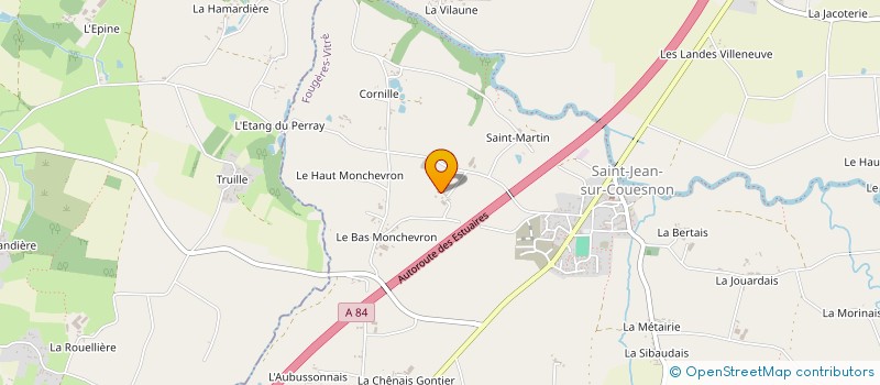 localisation de l'entreprise MONSIEUR JEAN ALLEE  RIVES-DU-COUESNON