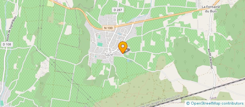 localisation de l'entreprise MONSIEUR JEAN ALLEGRE  SAZE