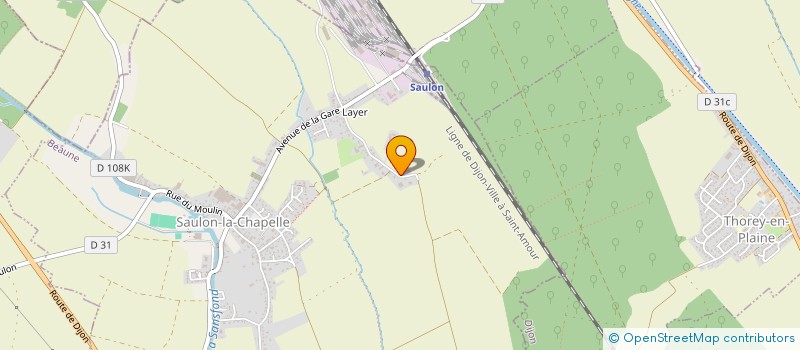 localisation de l'entreprise MONSIEUR JEAN ALLEXANT  SAULON-LA-CHAPELLE