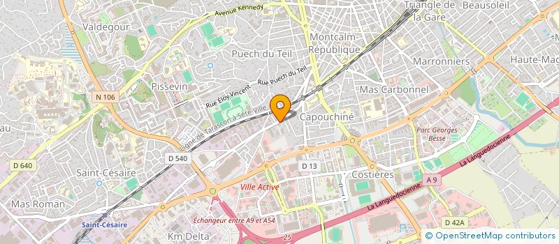 localisation de l'entreprise MONSIEUR JEAN ALLIER  NIMES