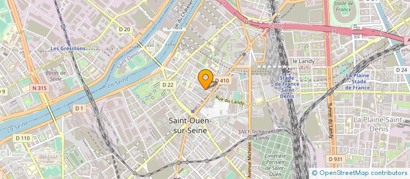 localisation de l'entreprise MONSIEUR JEAN ALLOIS à SAINT-OUEN-SUR-SEINE