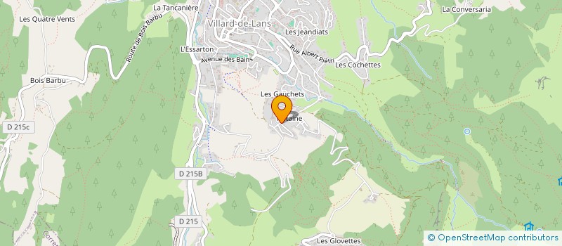 localisation de l'entreprise MONSIEUR JEAN ALMERAS à VILLARD-DE-LANS