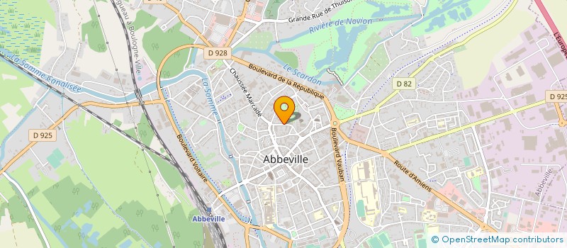 localisation de l'entreprise MONSIEUR JEAN ALSAC à ABBEVILLE