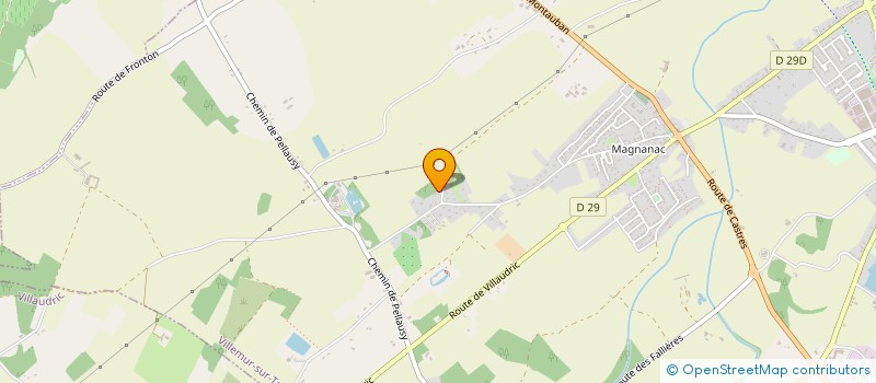 localisation de l'entreprise MONSIEUR JEAN ALVERNHE  LA MAGDELAINE-SUR-TARN