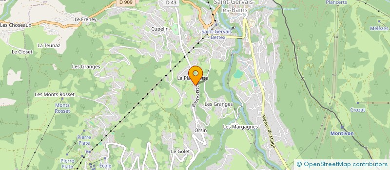 localisation de l'entreprise MONSIEUR JEAN AMAFROI-BROISAT  SAINT-GERVAIS-LES-BAINS