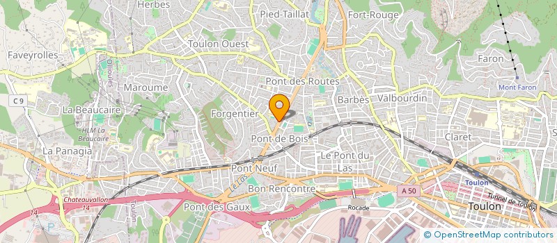 localisation de l'entreprise MONSIEUR JEAN AMAND à TOULON