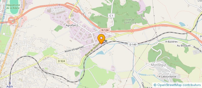 localisation de l'entreprise MONSIEUR JEAN AMANN  AUCH